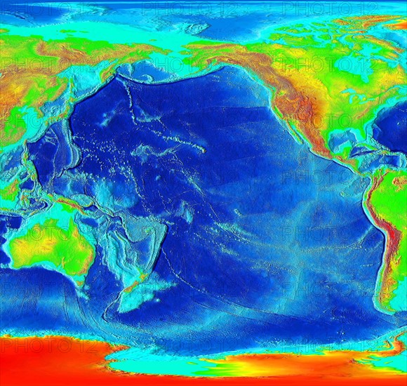 Volcanoes and oceanic trenches