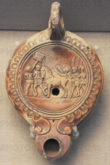 Terracotta lamp