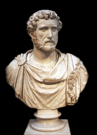 Marble bust of the Emperor Antoninus Pius