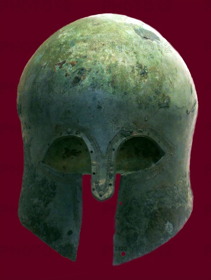 Bronze helmet Greek