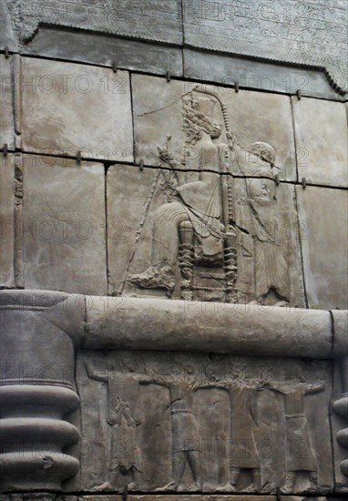 Plaster cast from Persepolis