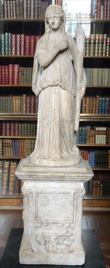 Statue of Demeter on an altar