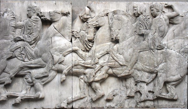 Horsemen from the west frieze of the Parthenon