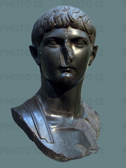 Marble head of Germanicus