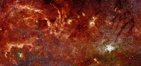 NASA's Great Observatories Examine the Galactic Center Region