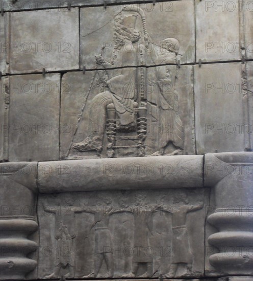Plaster cast from Persepolis