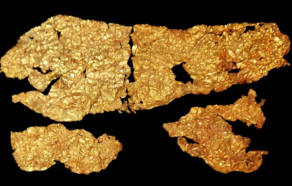 Fragments of Mycaenian Gold Foil