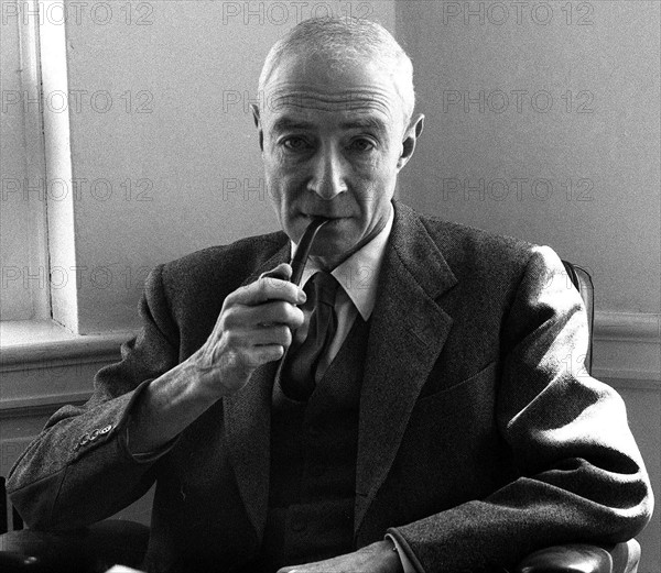 J. Robert Oppenheimer with General Leslie Groves