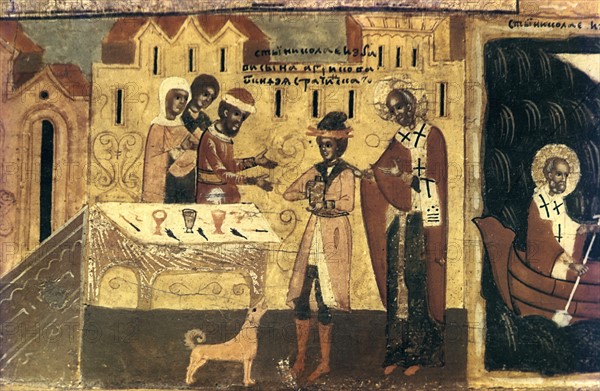 Scenes in the life of Saint Nicholas of Myra