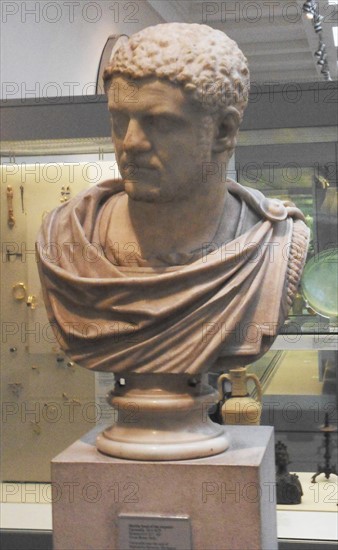 Marble head of Germanicus