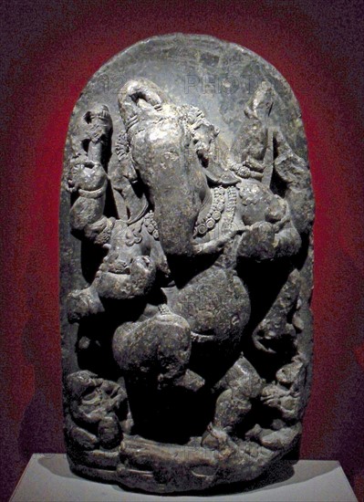 Dancing Ganesha Stone sculpture western India