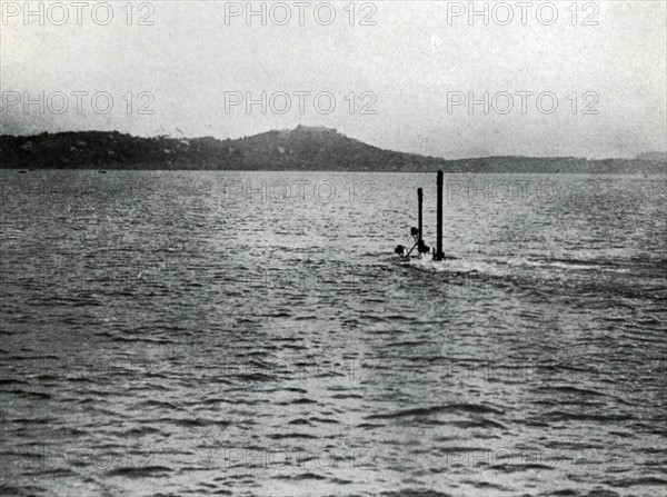 Submarine running submerged