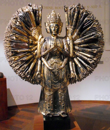 The thousand-armed bodhisattva Avalokitesvara