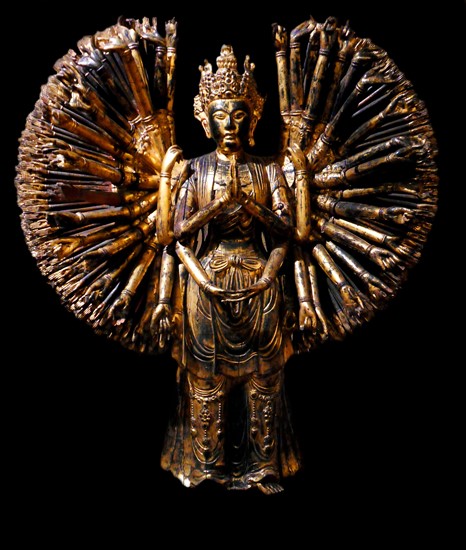 The thousand-armed bodhisattva Avalokitesvara