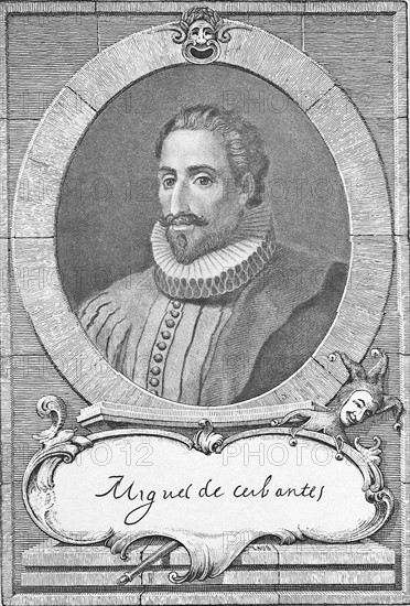 Portrait de Miguel de Cervantes
