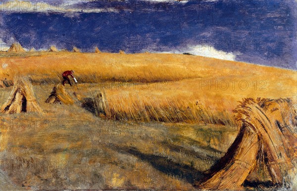 Cornfield at Ewell 1849 by William Holman Hunt
