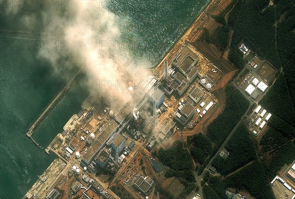 Fukushima Daiichi reactor in North eastern Japan 2011