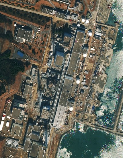 Fukushima Daiichi reactor in North eastern Japan 2011