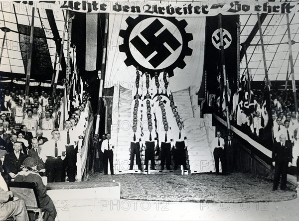 Nazi rally in the USA, 1930s