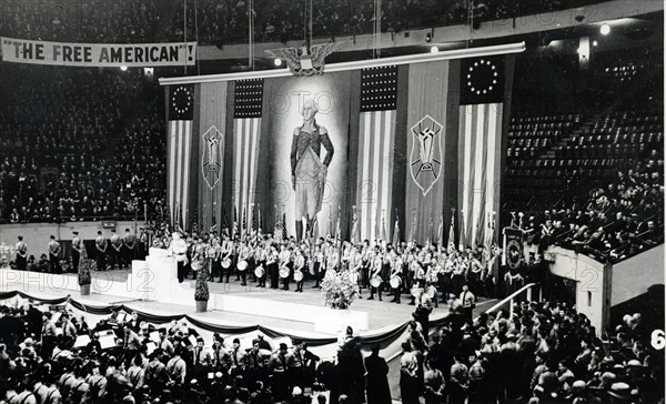 Nazi rally in the USA, 1930s