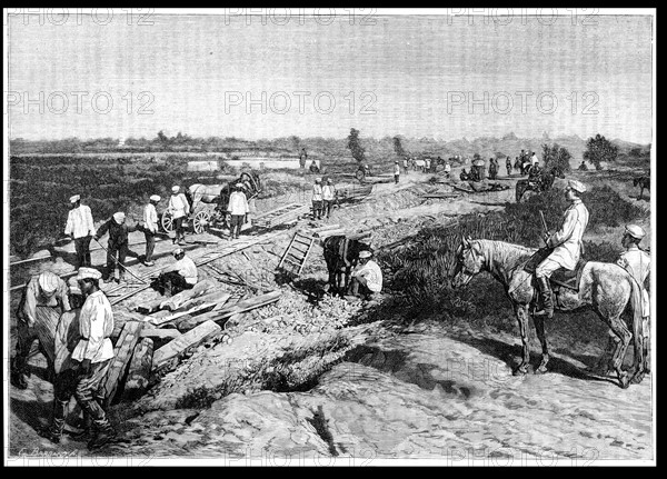 Construction of the Trans-Caspian Railway