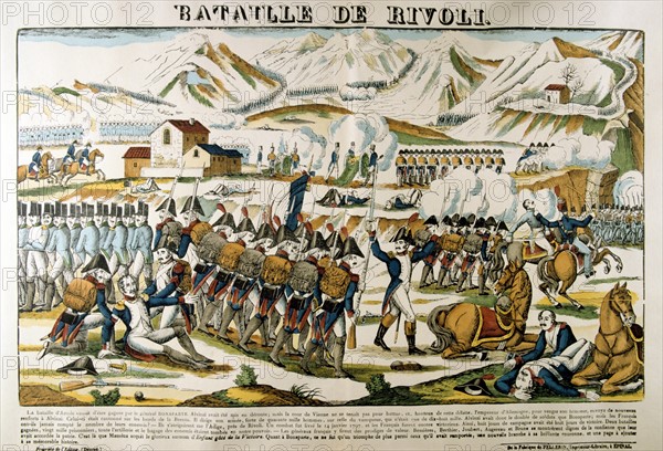 Napoleon at the Battle of Rivoli