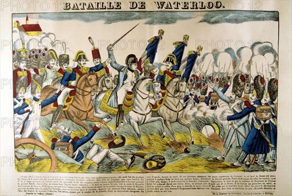 Napoleon at the Battle of Waterloo