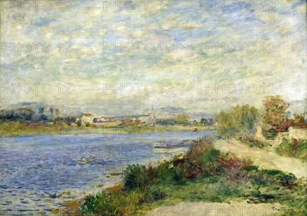 The Seine at Argenteuil' 1873:  Pierre August Renoir