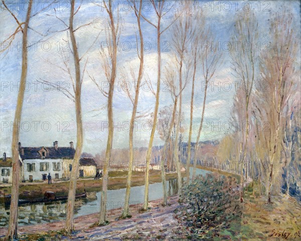 Sisley, Le canal du Loing