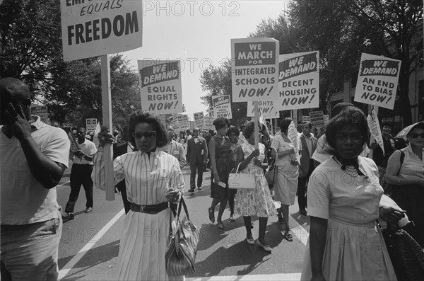 Civil rights march on Washington, 1963