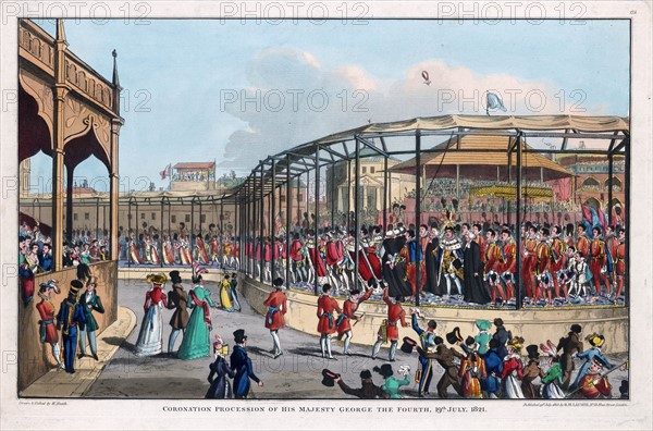 Coronation procession of George IV