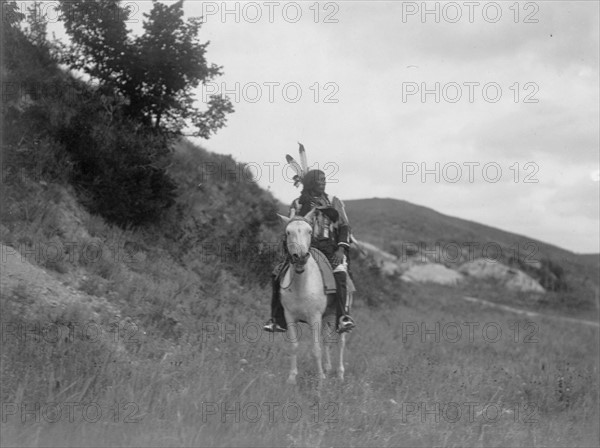 Sioux Indian on horseback