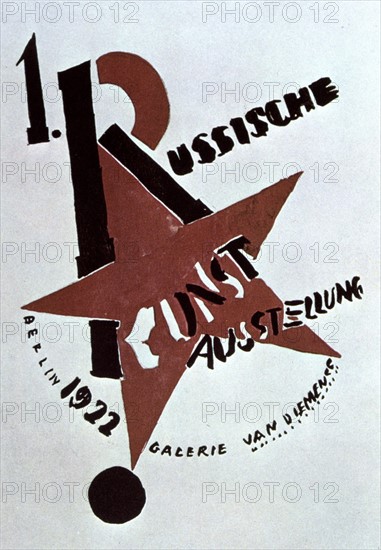 Design by Lazar Lissitzky for the cover