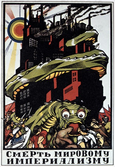 Affiche de propagande soviétique, 1919