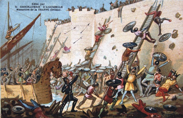 Siege of Paris 885-886 by the Vikings