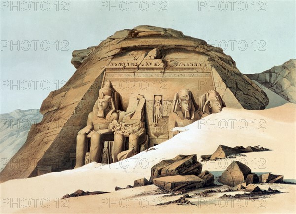 Rock Temple at Abu Simbel'