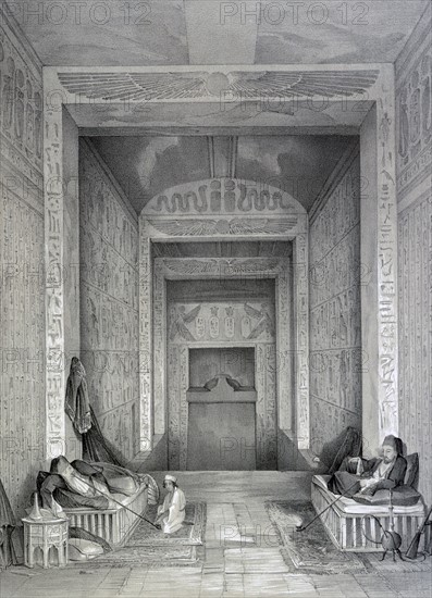 Interior of a tomb