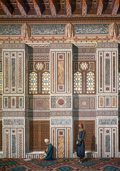 Interior of the Mosque of Khosne Ahmed el-Bordeyny