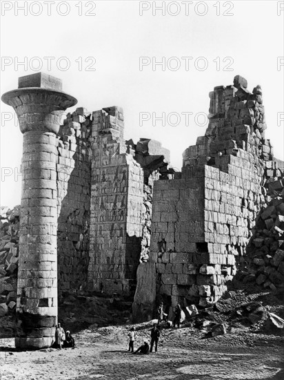 Ruins of the temple complex at Karnak