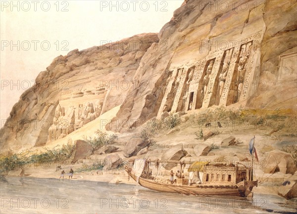 Abu Simbel viewed from the Nile