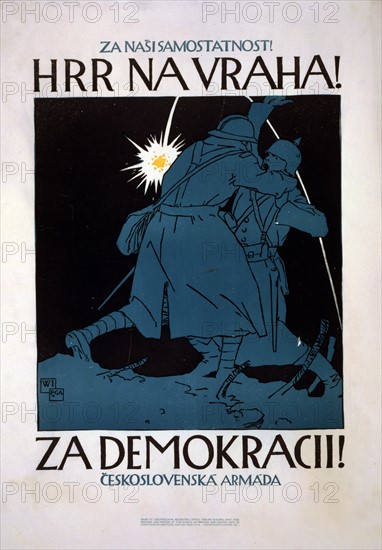 Czechoslovak Propaganda poster