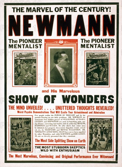 Newmann and his marvellous show of wonders