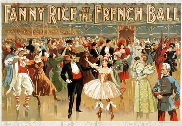 Fanny Rice at the French ball Poster