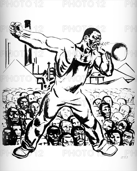 Lithograph by Hugo Gellert