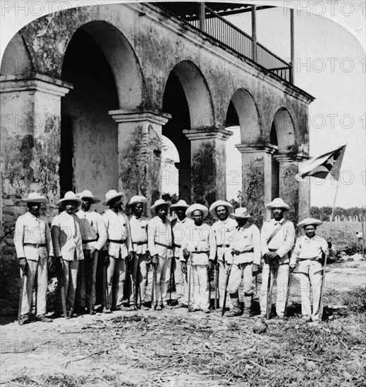 Officers of General Gomez Army, Remedios, Cuba