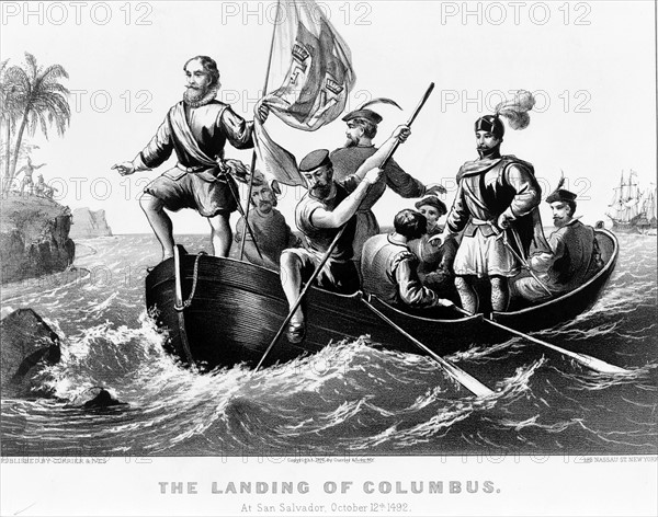 The landing of Columbus at San Salvador, October 12, 1492