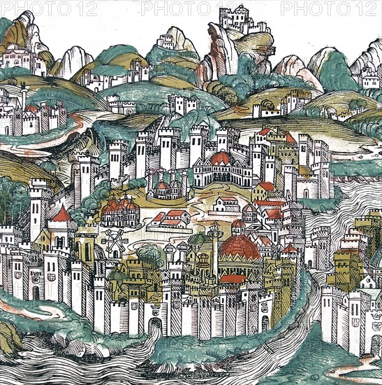 Constantinople from the nuremberg Chronicle