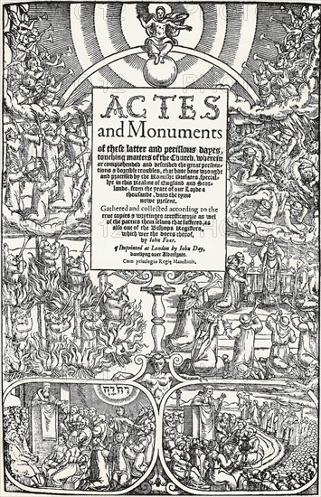 Title page of John Foxe's Book of Martyrs