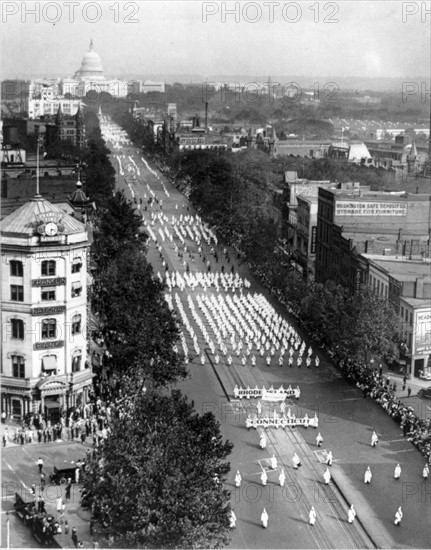 Ku Klux Klan parade