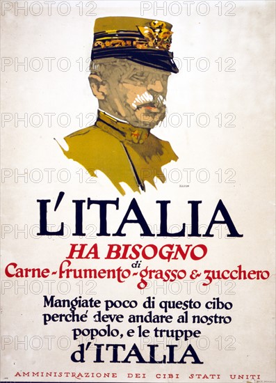 Italian poster, WWI